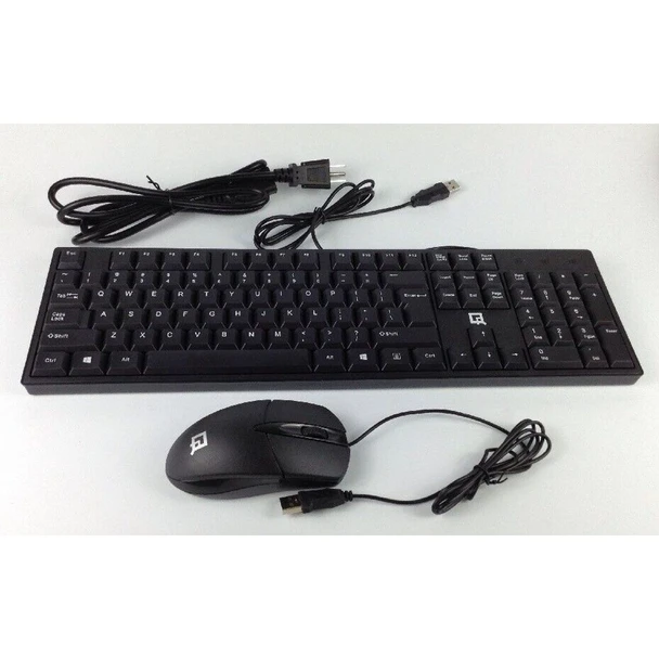 QR Wired Keyboard and Optical Mouse  product image