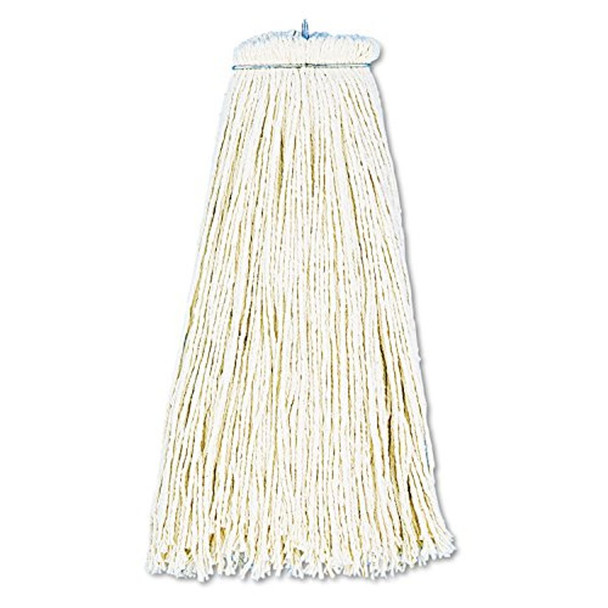 Boardwalk White Cotton Cut-End Wet Mop Heads (16-Ounces) product image