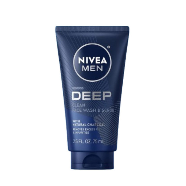 NIVEA MEN Deep Clean Face Wash and Scrub (6-Pack) product image