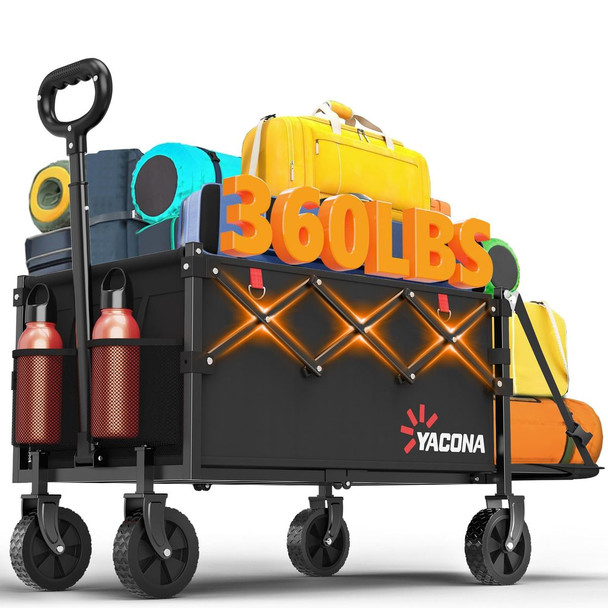 360LBS Heavy-Duty Foldable Wagon Cart product image