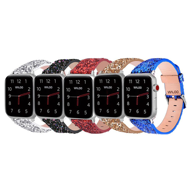 Sparkly Leather Apple Watch Band product image