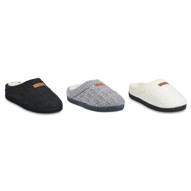 GaaHuu™ Women's Textured Clog Slipper with Rib Knit Trim product image