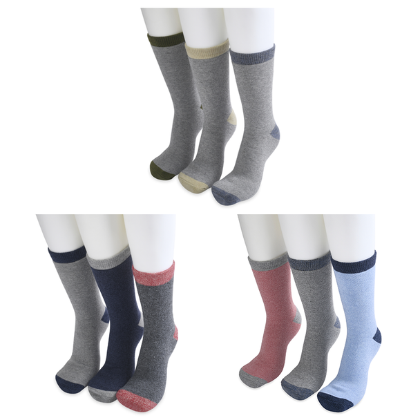 GaaHuu Women's Super Soft Cushioned 1.6TOG Thermal Socks (3-Pack) product image