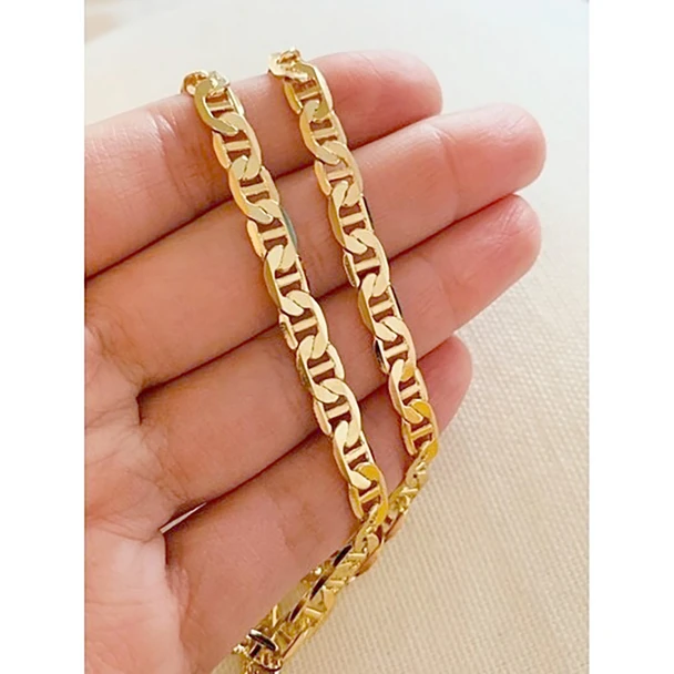8mm Gold Mariner Chain  product image