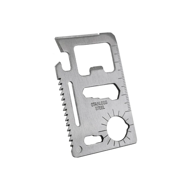 12-in-1 Stainless Steel Wallet Tool (1- to 4-Pack) product image