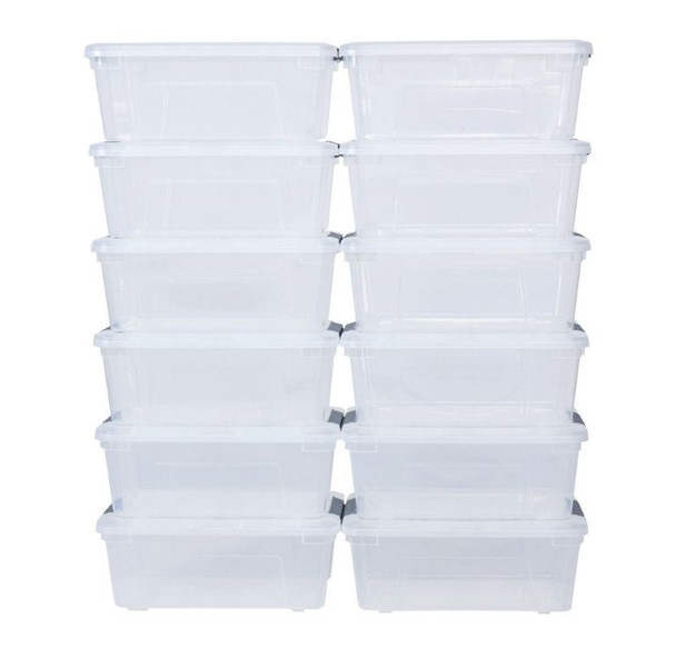 Latching Stackable Storage Box (12-Pack) product image