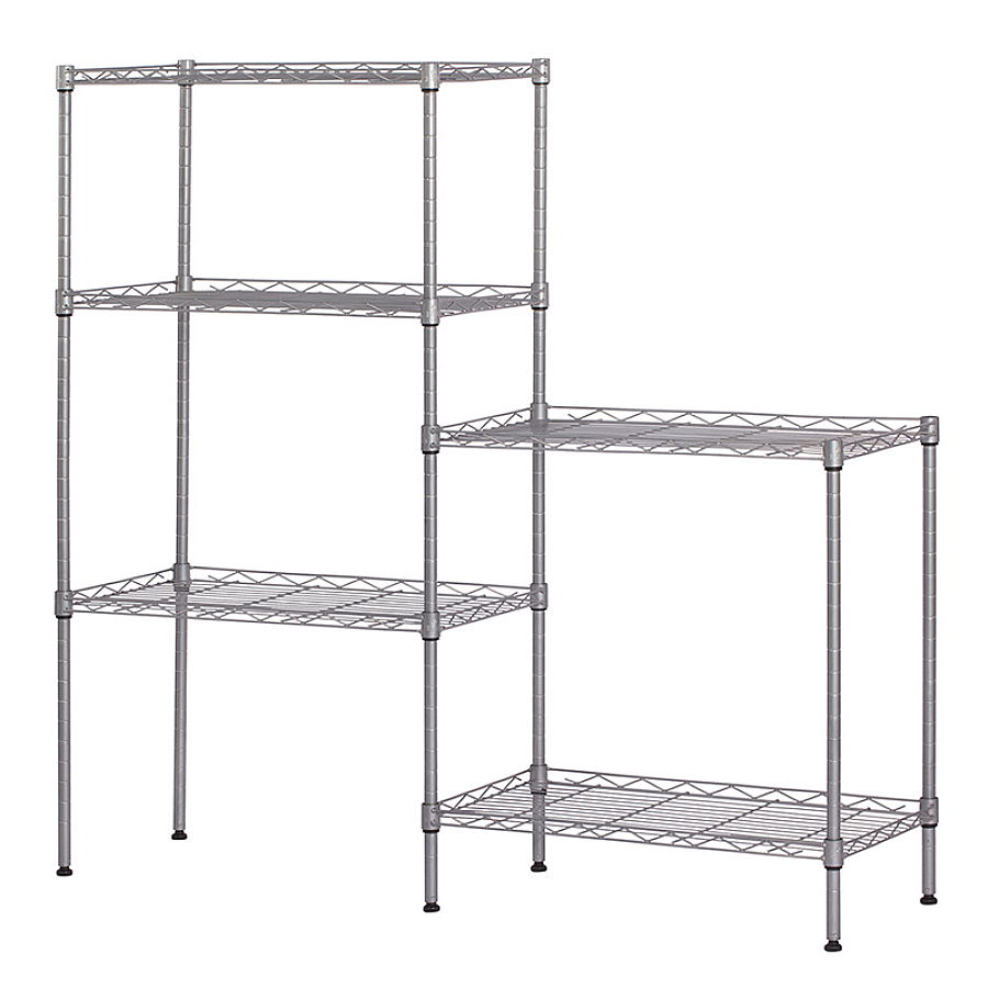 Carbon Steel Changeable Storage Rack - Silver