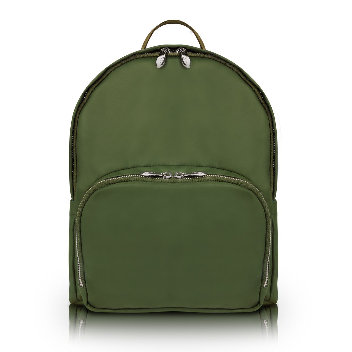 Neosport 15” Nylon Classic U-Shape Laptop Backpack - Green