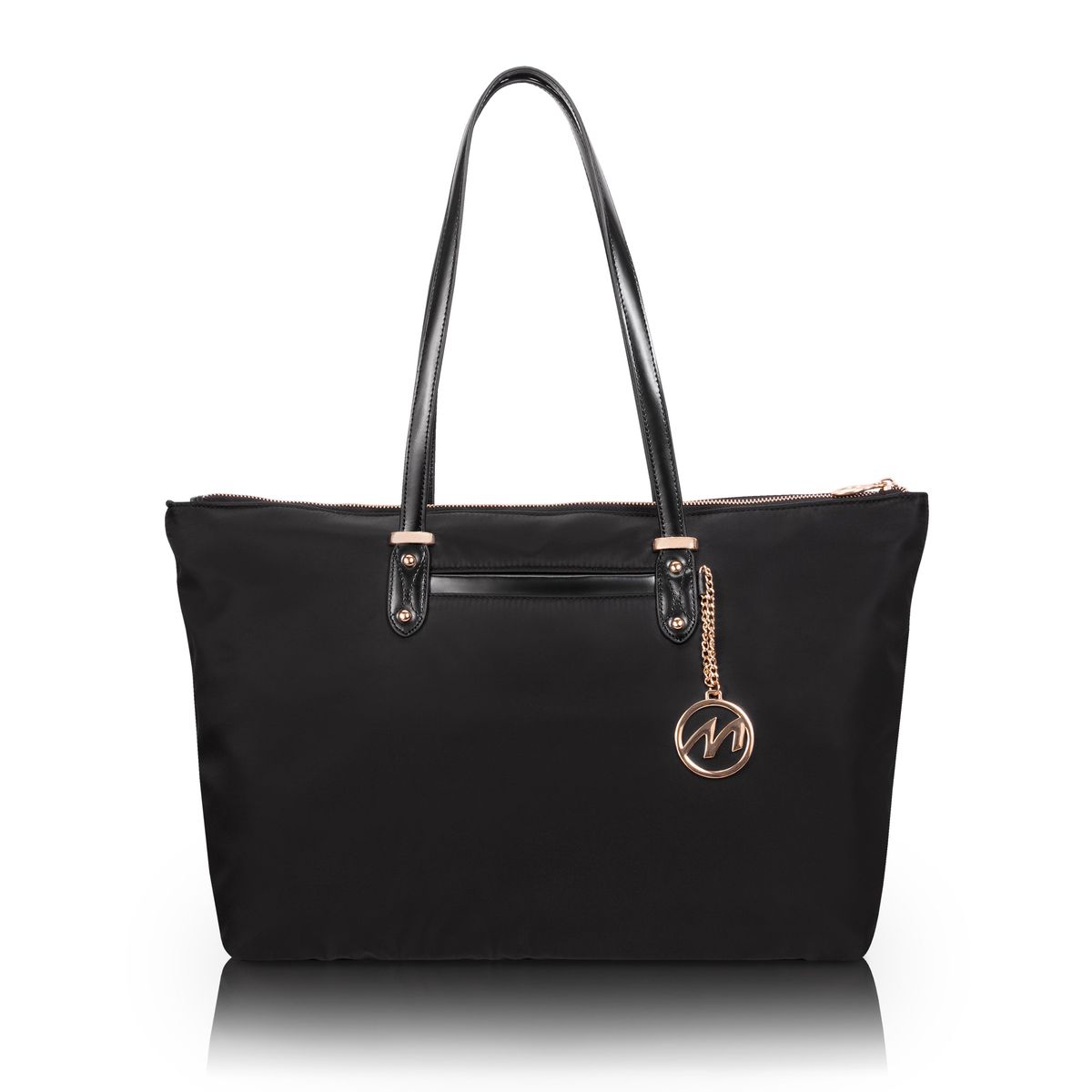 URBANISTA | 15” Nylon Laptop Tote - Black