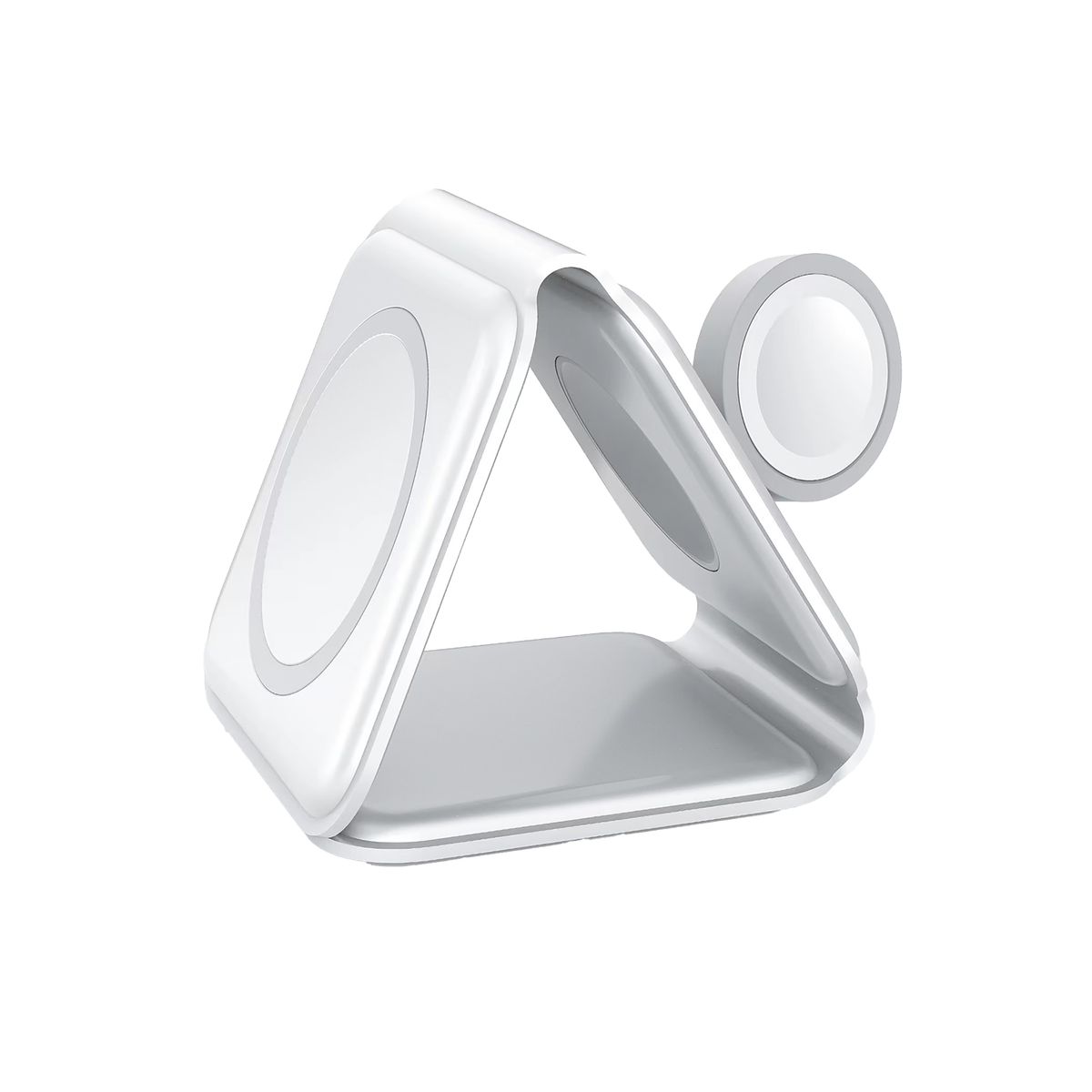Zummy 3-in-1 MagSafe Magnetic Wireless Charger - White