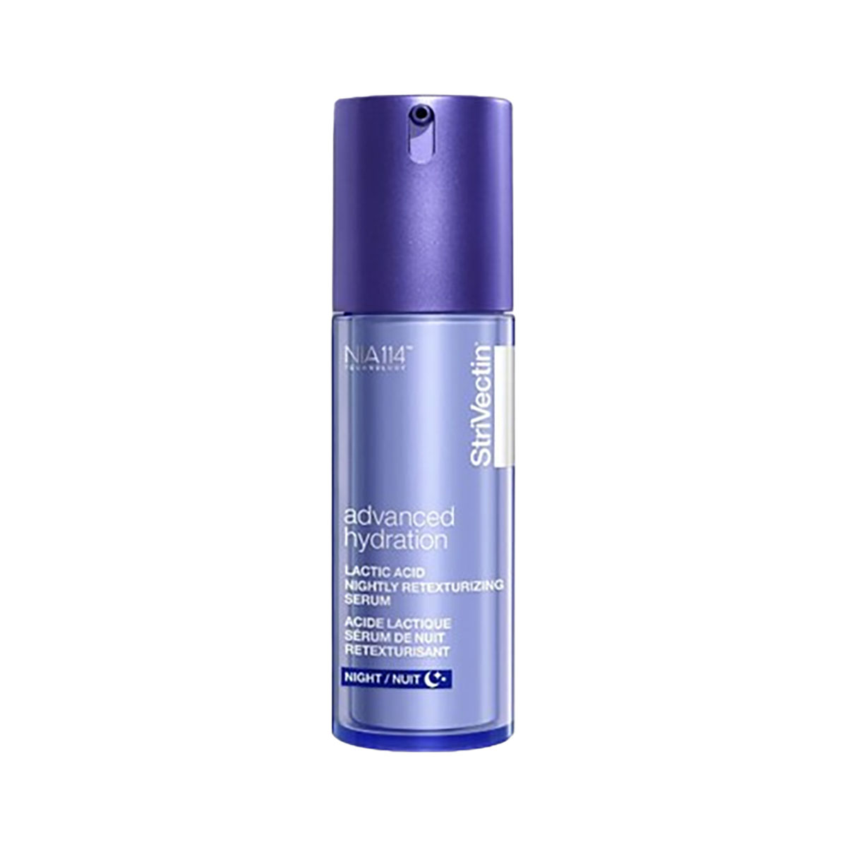 StriVectin® Advanced Hydration Lactic Acid Retexturizing Serum, 0.5 oz. (1 or 2-Pack) - Strivectin Lactic Acid Night serum .5oz