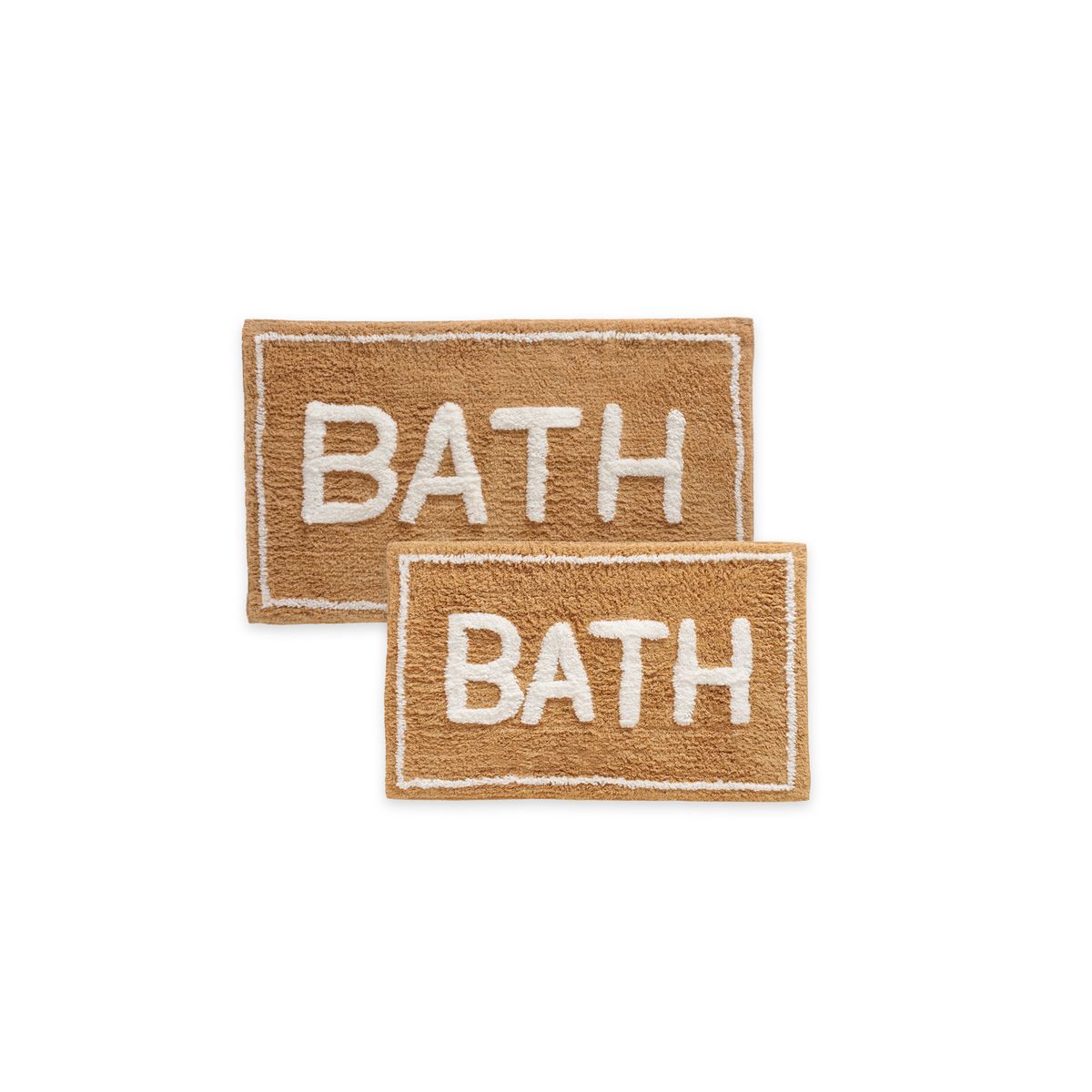 St. Mary's® 100% Cotton Tufted Bath Rugs with Latex Backing (Set of 2) - St Mary's 2 Piece Tufted Bath Rug Set