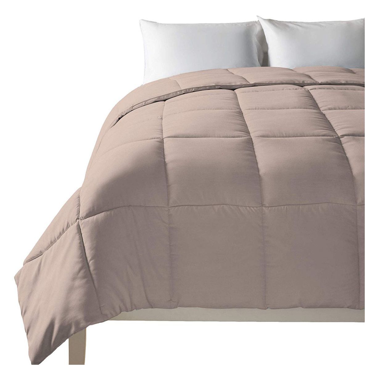 Cheer Collection&trade; Luxurious Down Alternative Comforter - Queen - Taupe