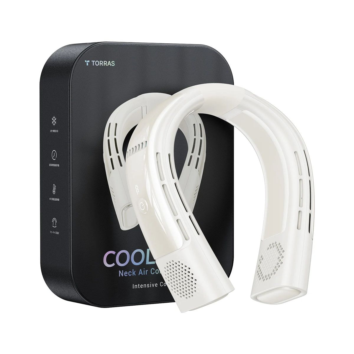 COOLiFY 2S Neck Fan - Intensive Cooling - White