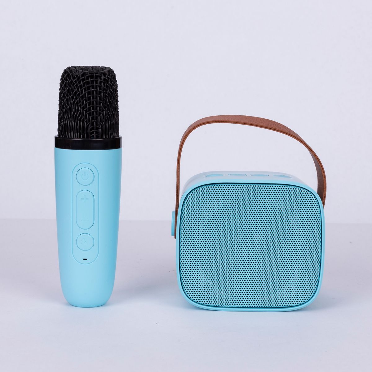 Karaoke Speaker with Wireless Microphone - Blue