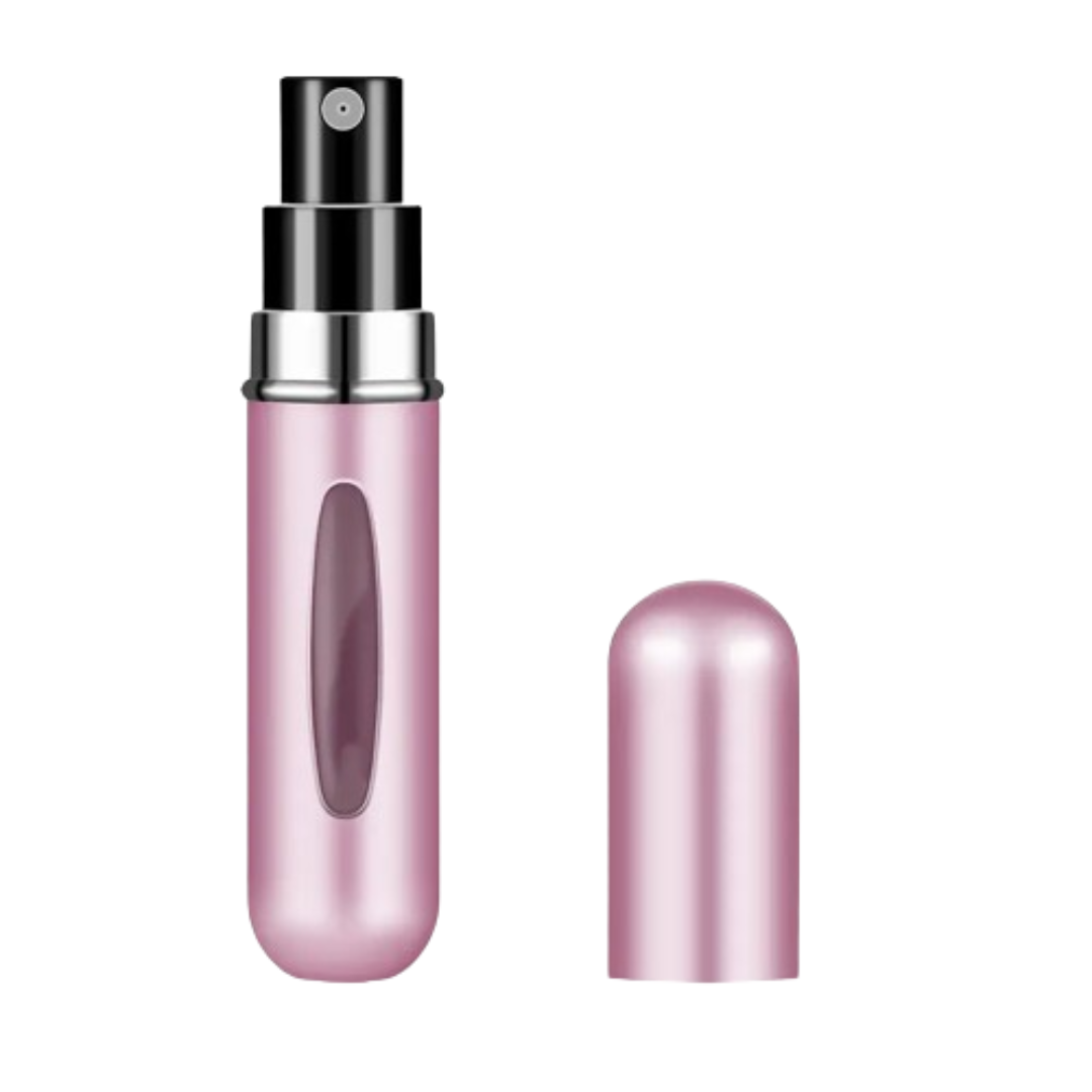 Refillable Portable Perfume and Cologne Spray Bottle (2-Pack) - Pink