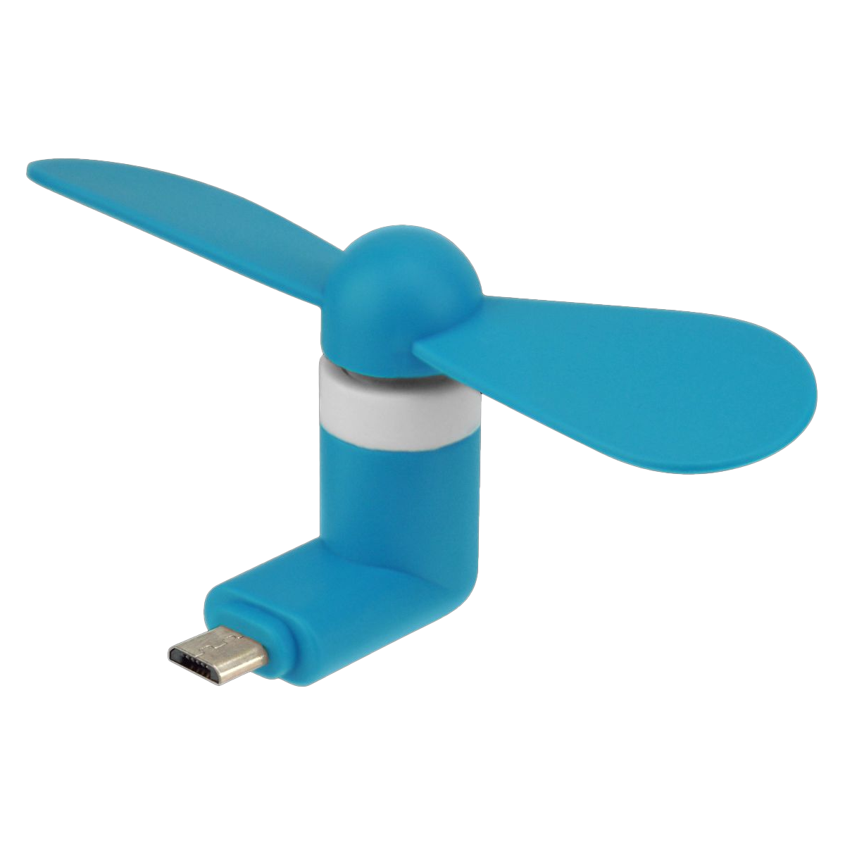 Mini Mobile Micro USB Android Portable Phone Fan - Blue Phone Fan