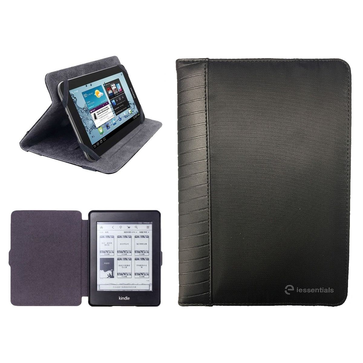 iEssentials® 7 to 8-Inch Universal Tablet Case - iEssentials 7"-8" Tablet Case - Black