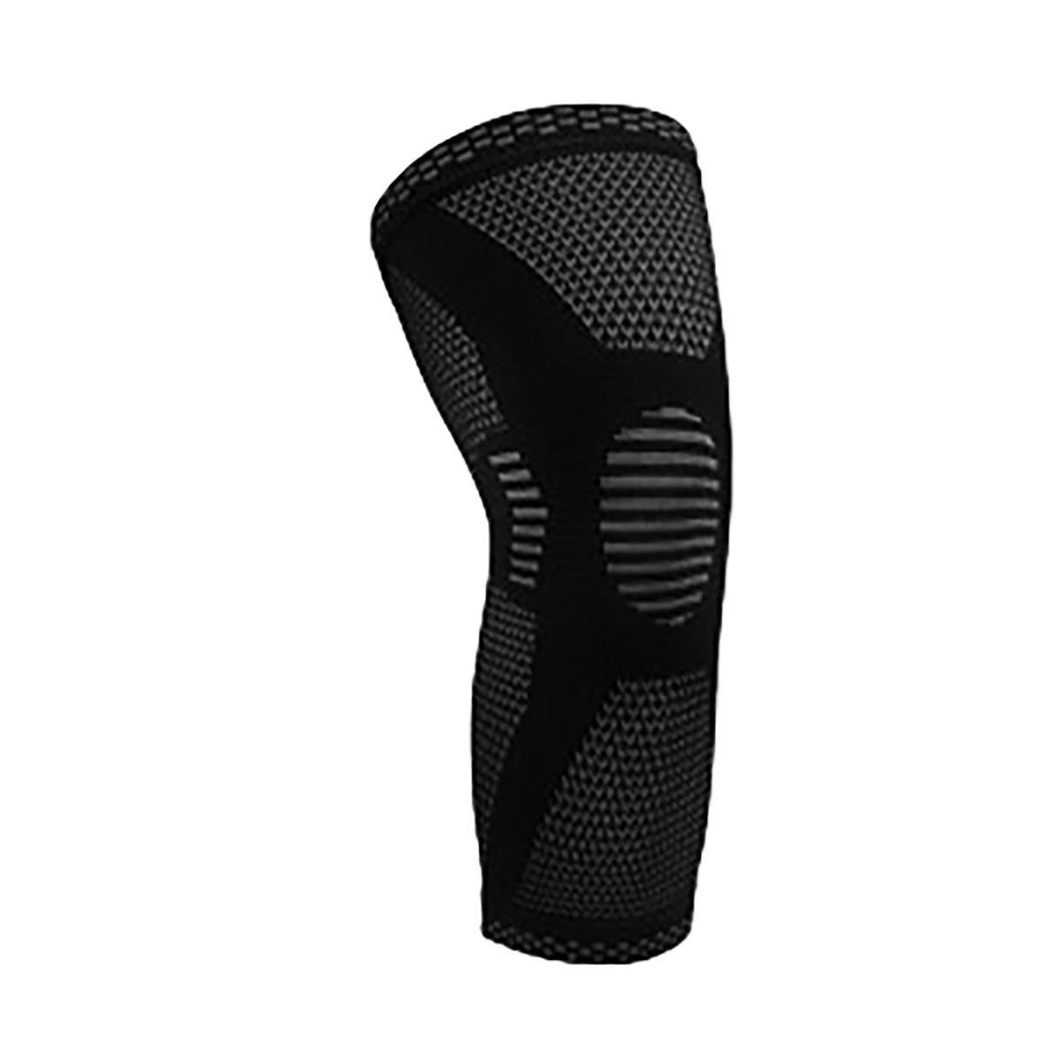 3D Mesh Compression Knee Sleeve Support with Silicone Grip - Black - Small