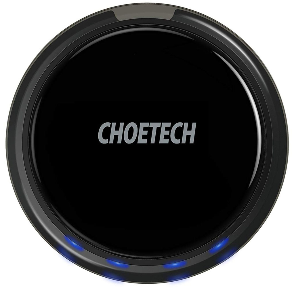 Choetech® Wireless Charging Pad for Qi-Enabled Devices - Black