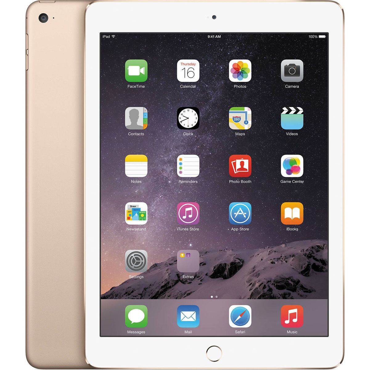 Apple® iPad Air 2, 9.7-Inch, 16GB-128GB (Wi-Fi or 4G Unlocked Bundle) - IPAD AIR 2ND GEN 64GB UNLOCKED BUNDLE -GOLD