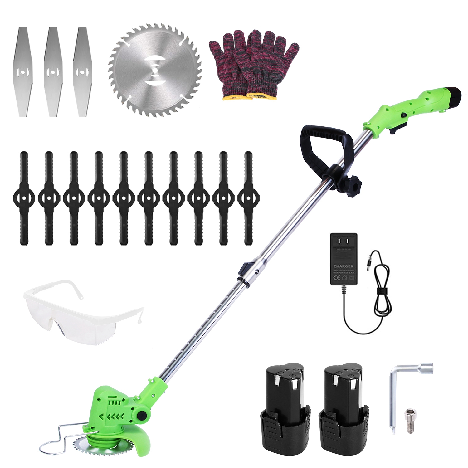 iGardenPro Rechargeable Grass Trimmer (12 or 24-Volt) - LakeForest Rechargeable Grass Trimmer 12