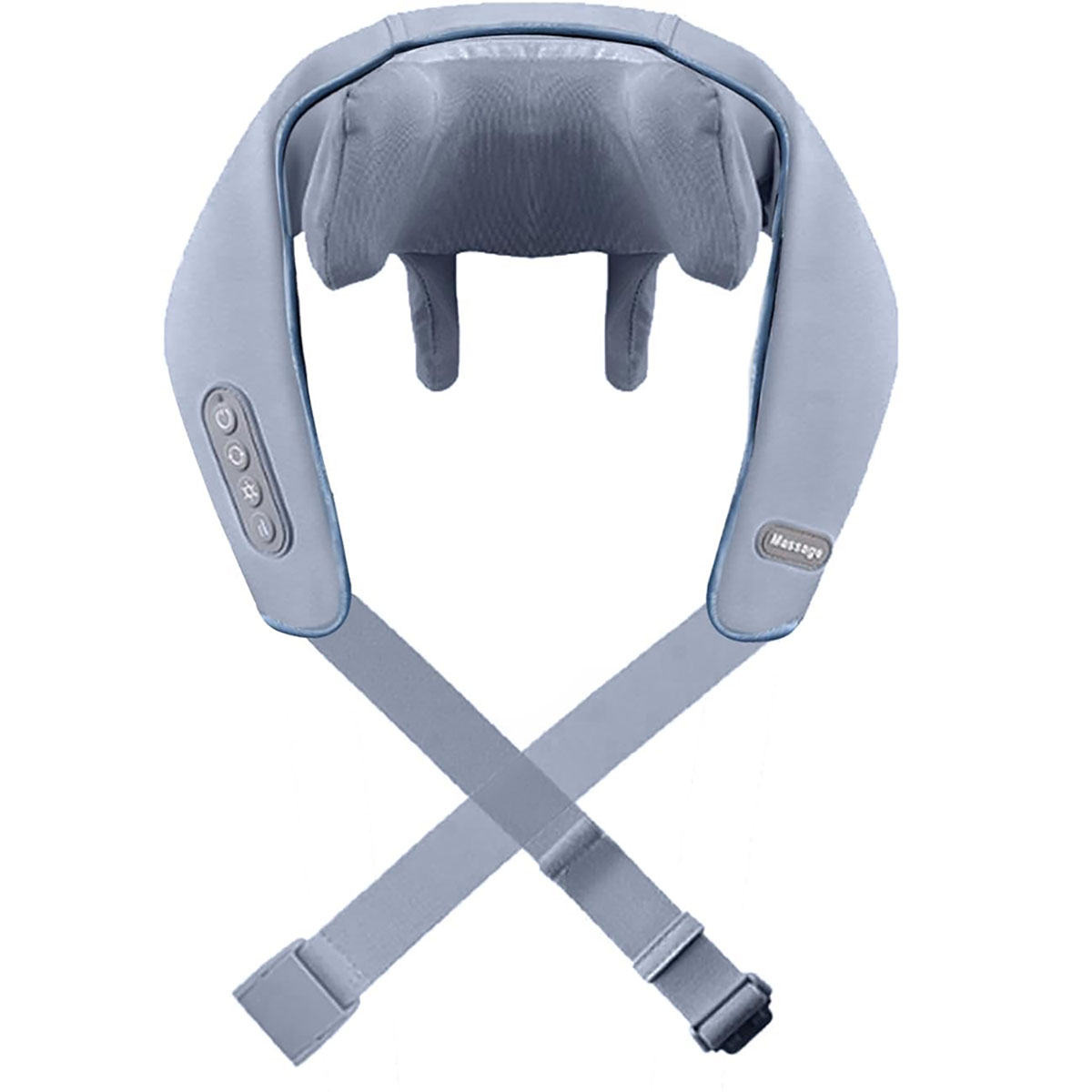 6D Electric Shiatsu Neck, Shoulder, Back Massager with Heat - Grey
