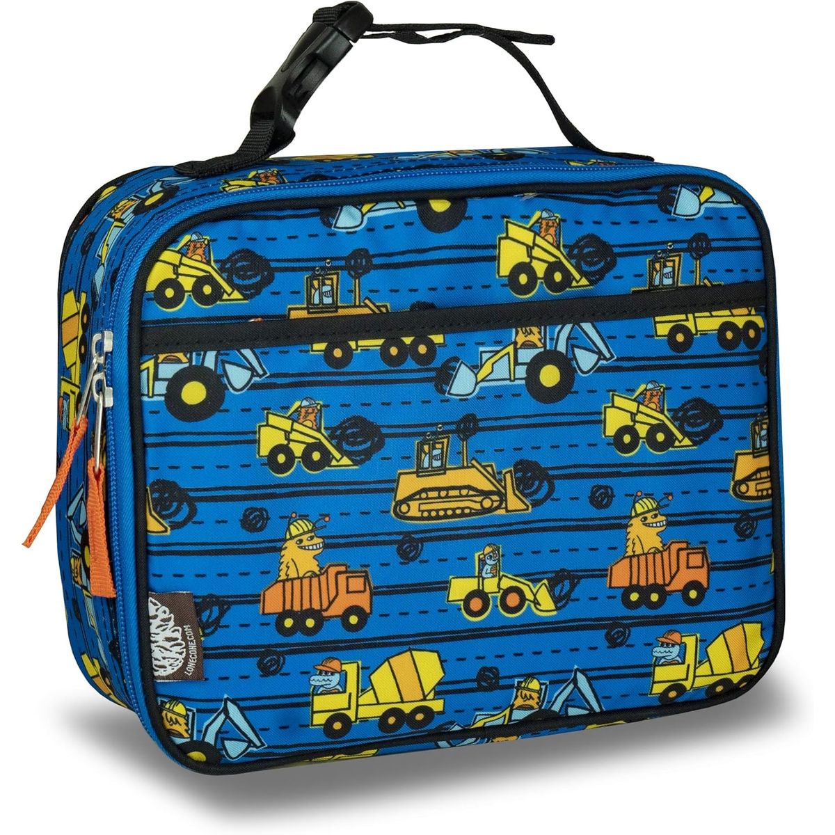 Lone Cone® Kids' Insulated Lunch Box - Lone Cone Ble Construction Lunch Bag