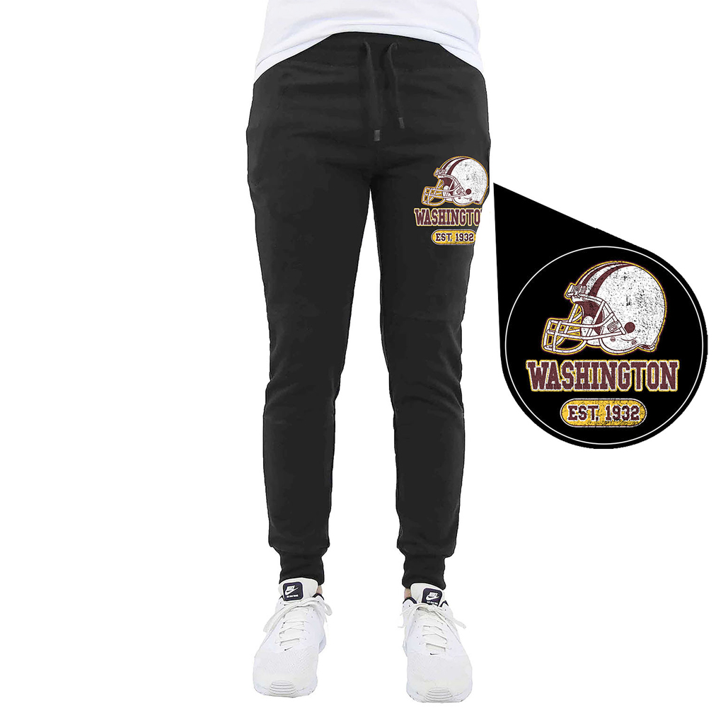 Men's Football Home Team Jogger Sweatpants - Washington - Black / S