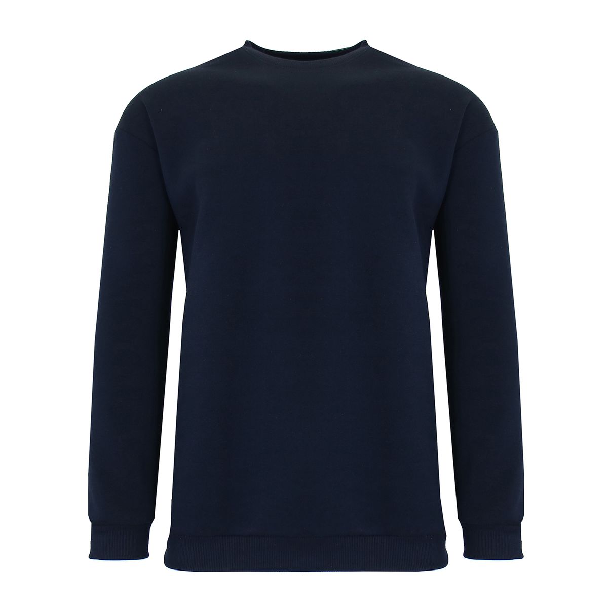 Men's Crew Neck Fleece-Lined Pullover Sweater (1 to 3-Pack) - Small - Navy