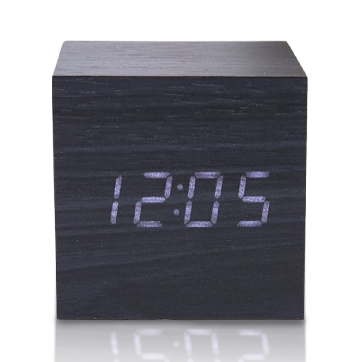 Remarkable Goodz™ Alva Wooden Minimalist Clock - Black