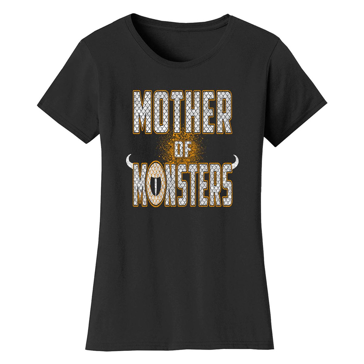Women's Fun Halloween T-Shirts - Mother of Monsters - Black / S