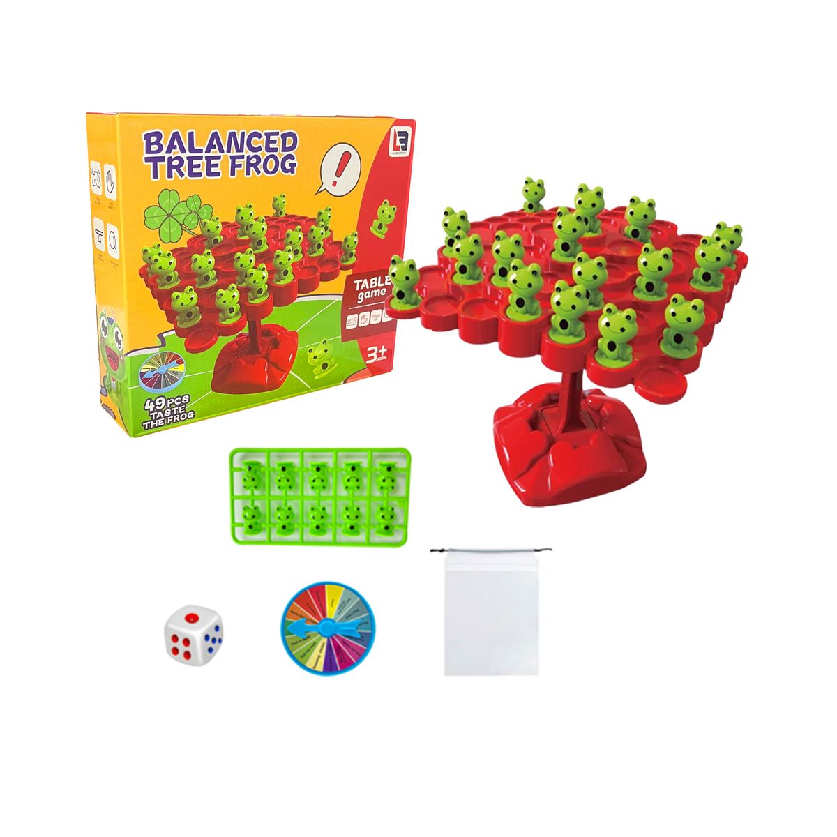 Zummy™ Kids' Balancing Board Game Puzzle Toy - Frog