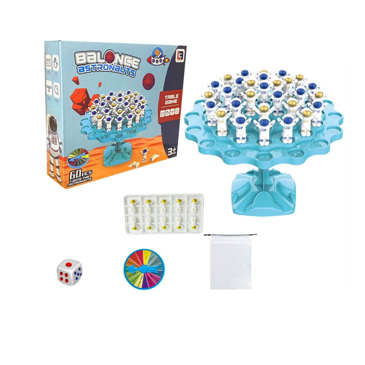 Zummy™ Kids' Balancing Board Game Puzzle Toy - Astronaut