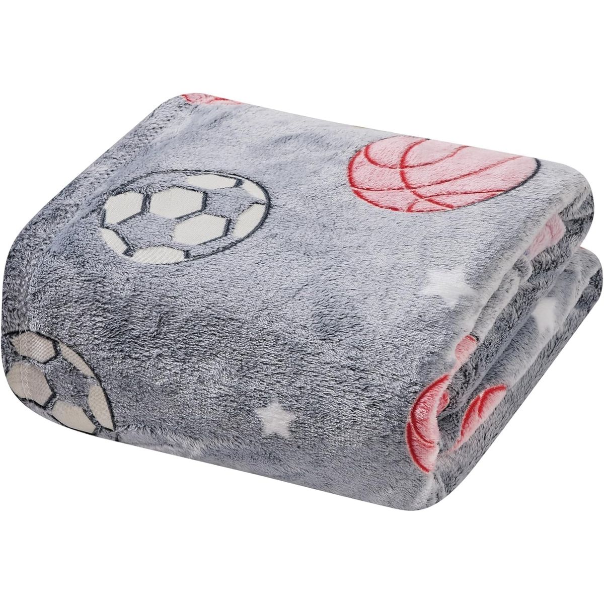 Glow-in-the-Dark 50 x 60-Inch Throw Blanket - All Star
