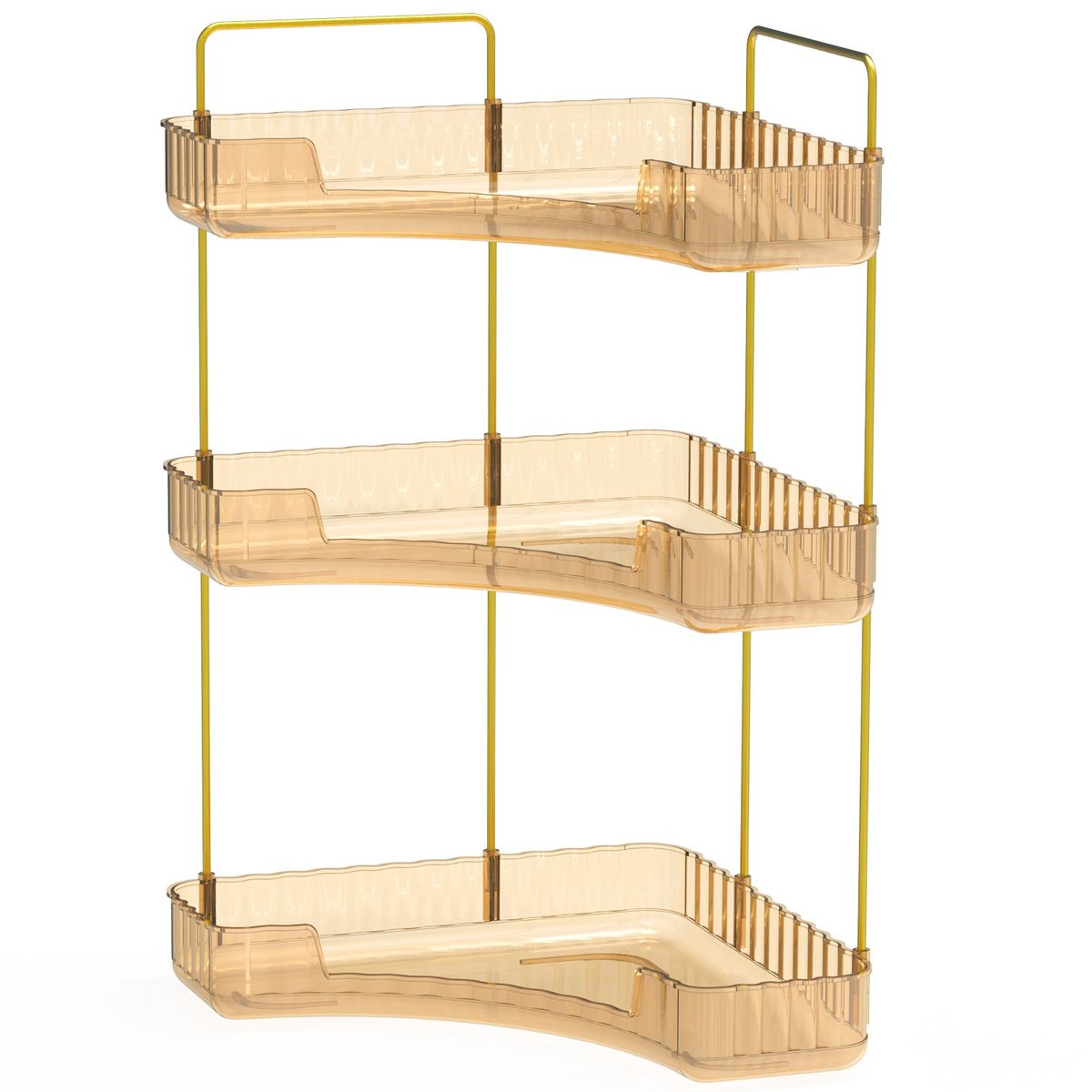 3-Tier Bathroom Corner Shelf - NewHome 3-Tier Bathroom Corner Shelf GD