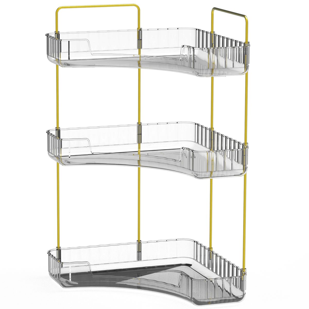 3-Tier Bathroom Corner Shelf  - NewHome 3-Tier Bathroom Corner Shelf  WH