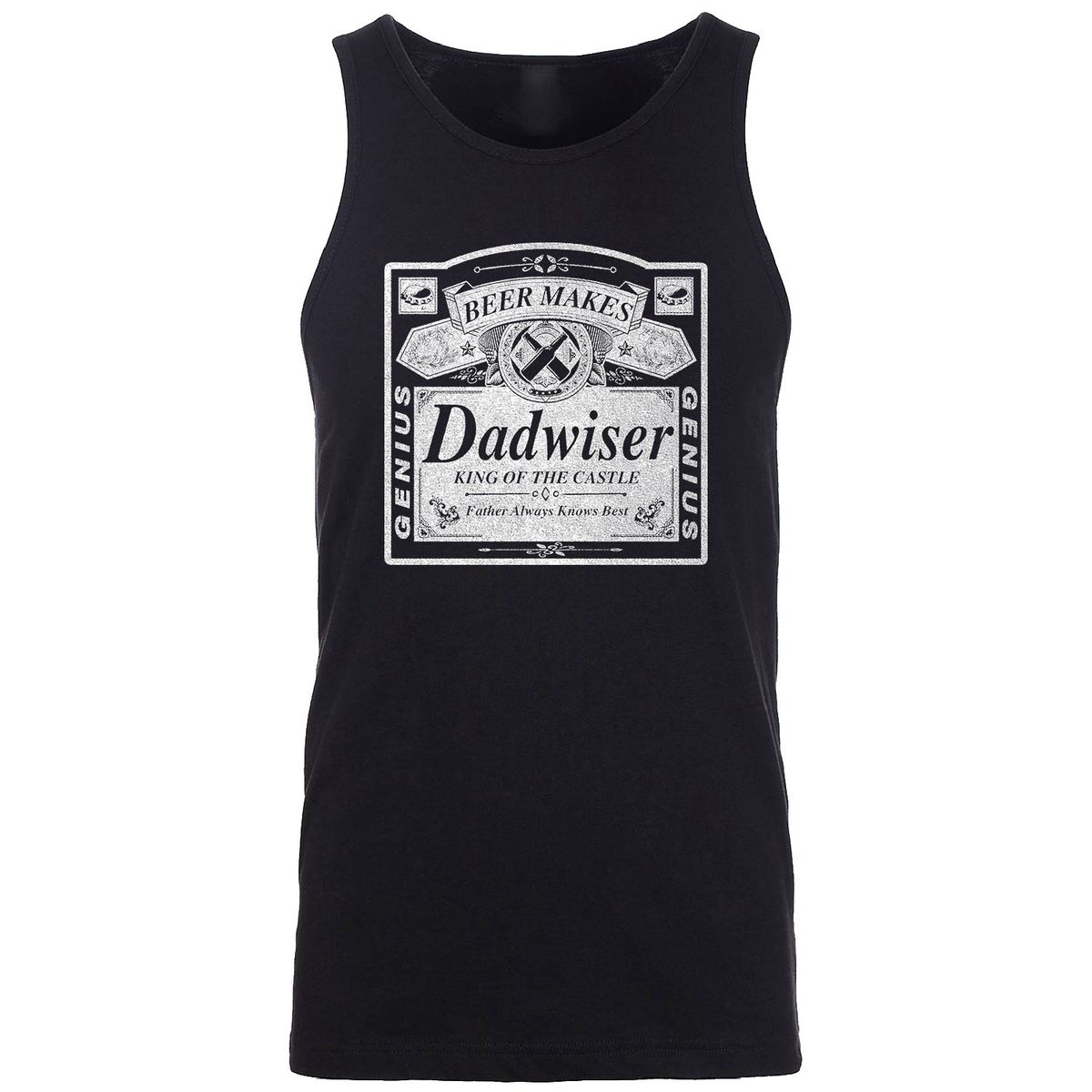 Men's Best Father's Day Ever Tank Top - Dadwiser - Black / M