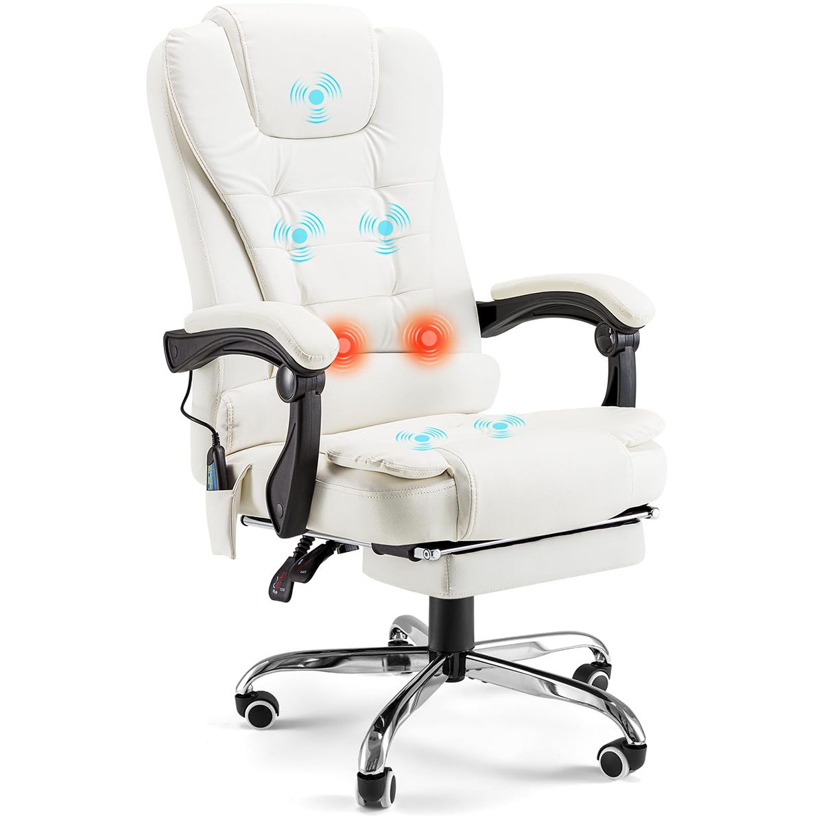 Ergonomic Office Chair with Heat and 7-Point Massage - 13093UCR-UG01