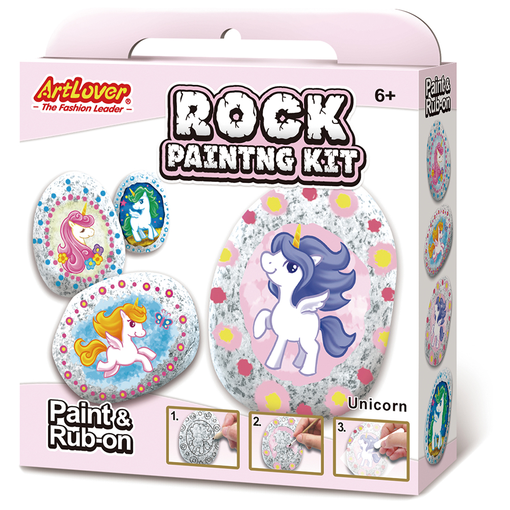 ArtLover® Rock Painting Kit - Unicorn