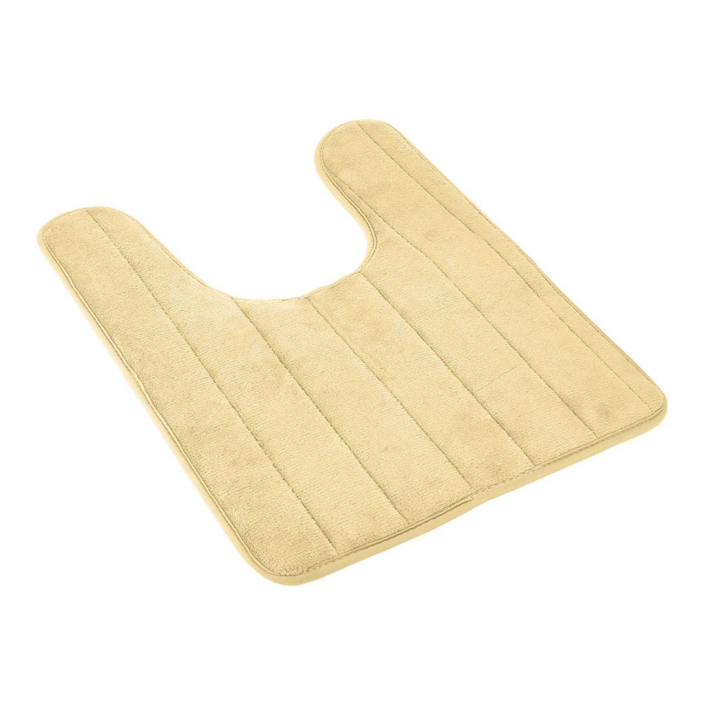 NewHome™ No-Slip U-Shape Toilet Rug - Khaki