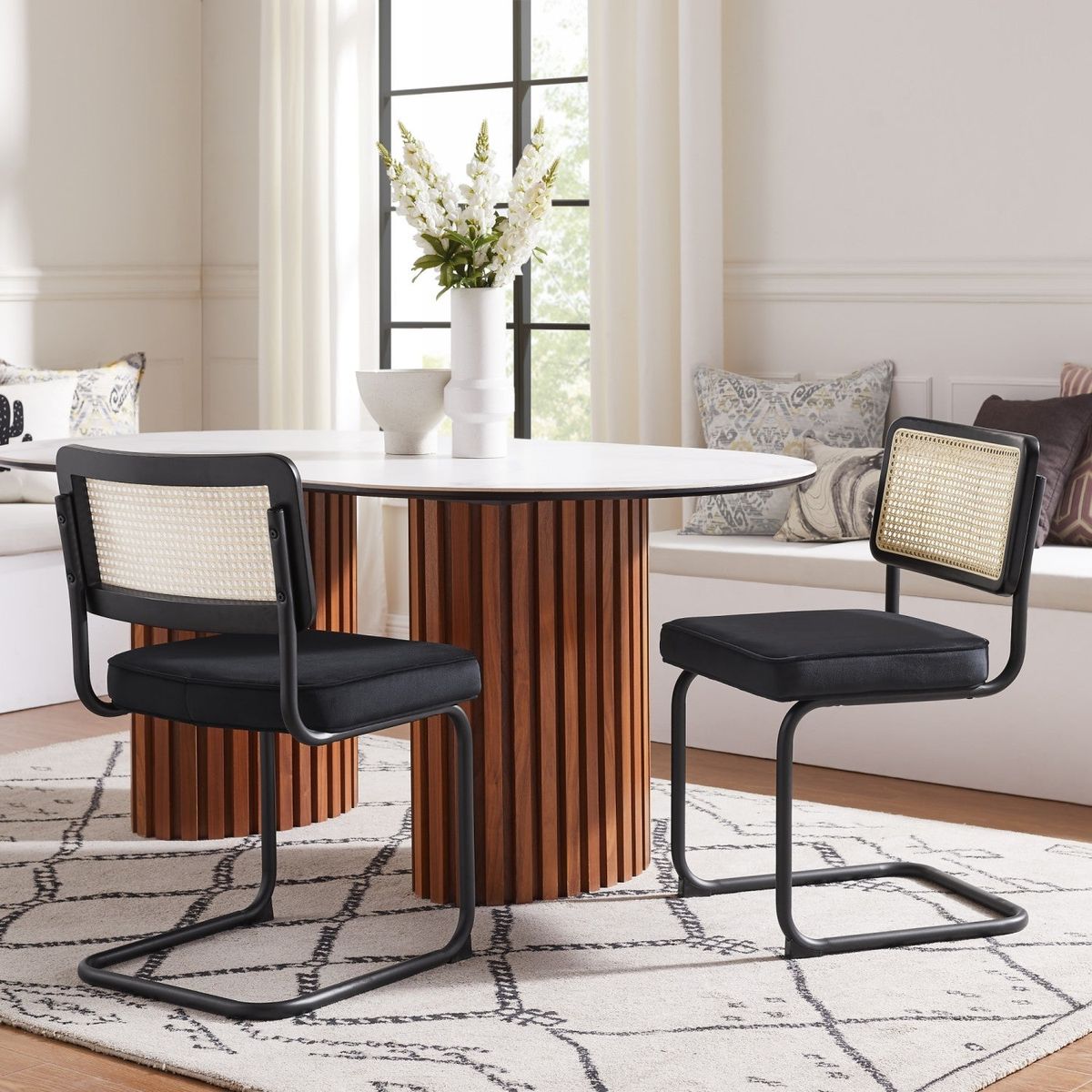Marquis Dining Chair (Set of 2) - Black