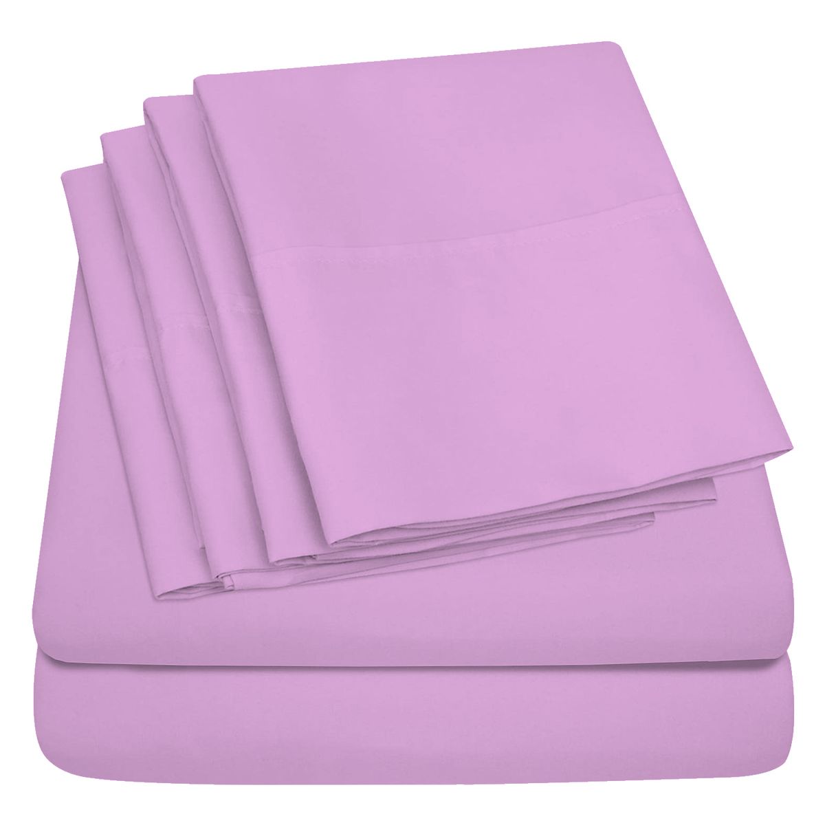 Sweet Home Collection Deep Pockets Twin Sheet Set (3-Piece) - Lilac