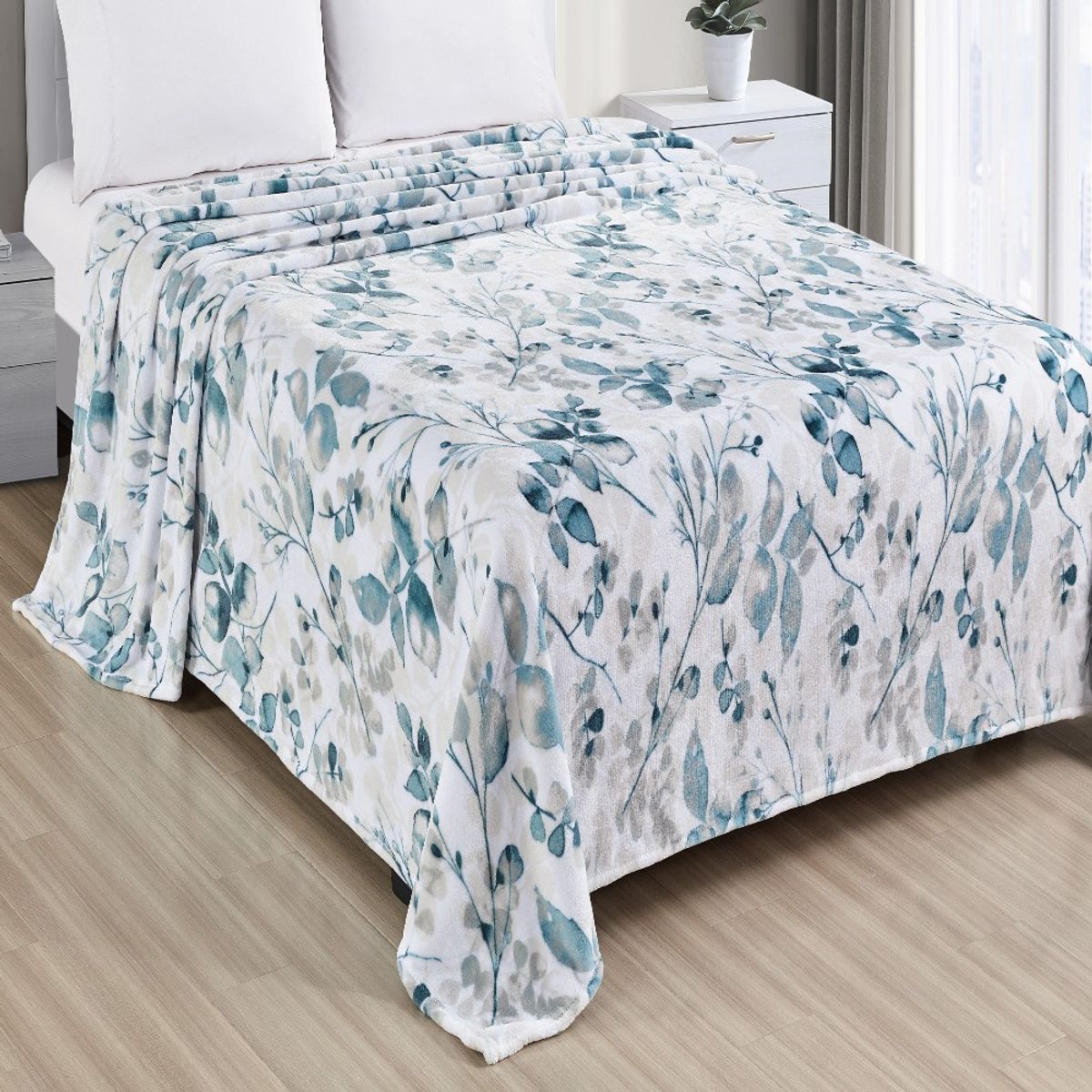 Noble House Soft Printed Blanket - Dempsey - Queen Blanket