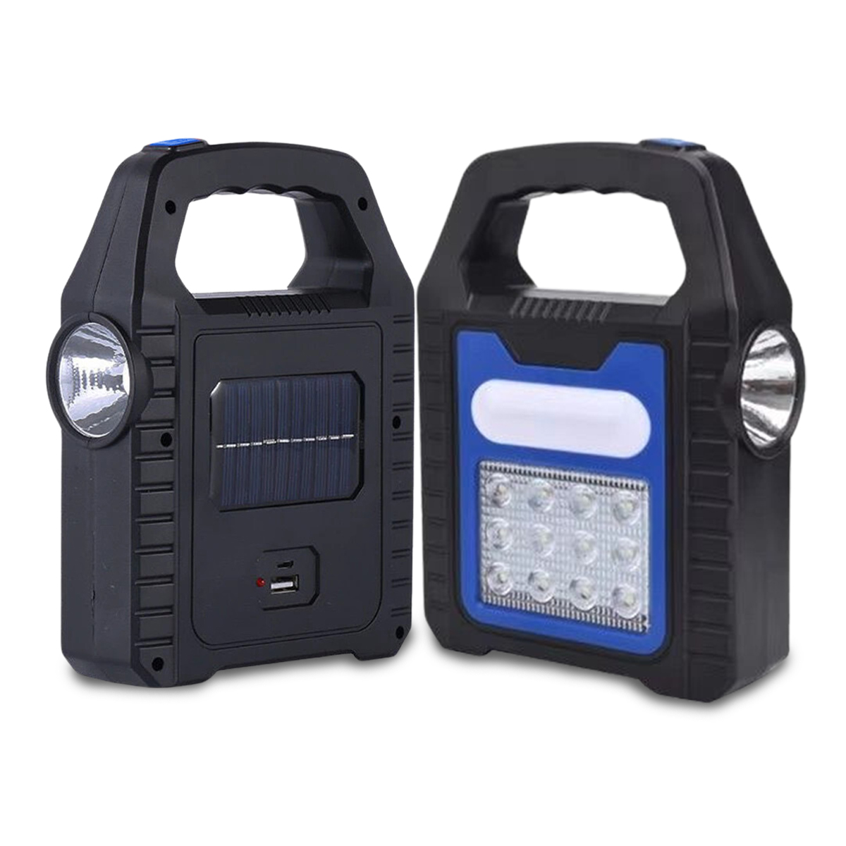 Multi-functional Portable Solar Lamp - Blue
