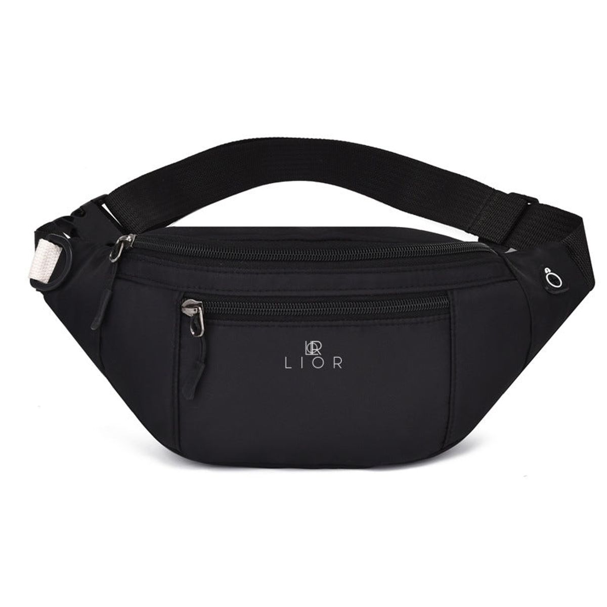 Unisex Crossbody Fanny Pack - Black