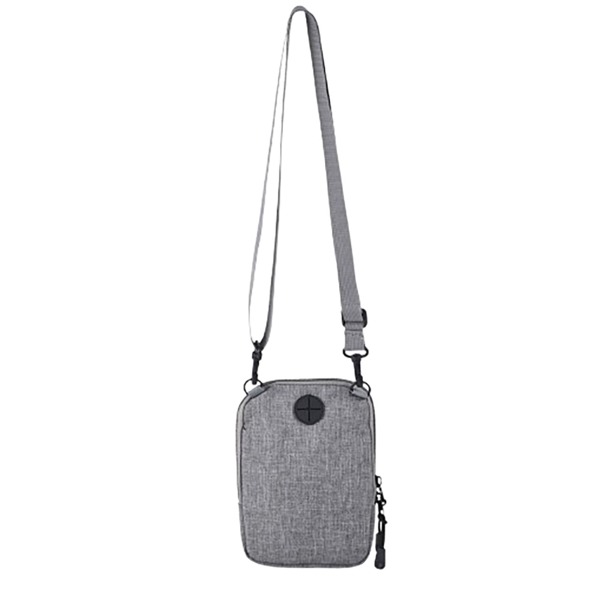 Men's Small Messenger Crossbody Bag - Gray