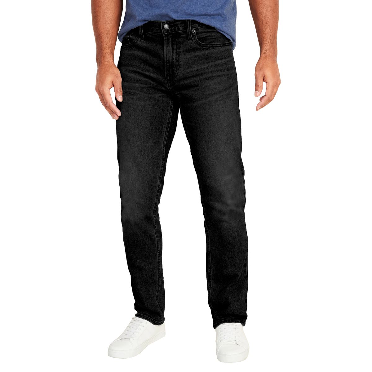 Men's Flex-Stretch Slim Straight Jeans with 31-Inch Inseam (1 or 2-Pair) - MBJ-Jeans - BK - 30