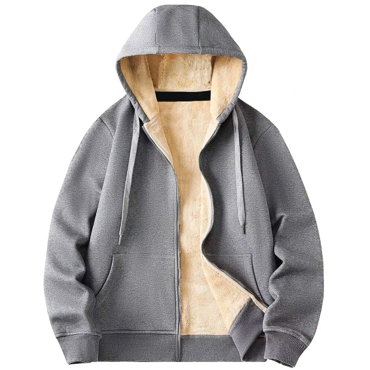 Men's Heavyweight Sherpa-Lined Hoodie (1 or 3-Pack) - GBT-1010-LG - XL