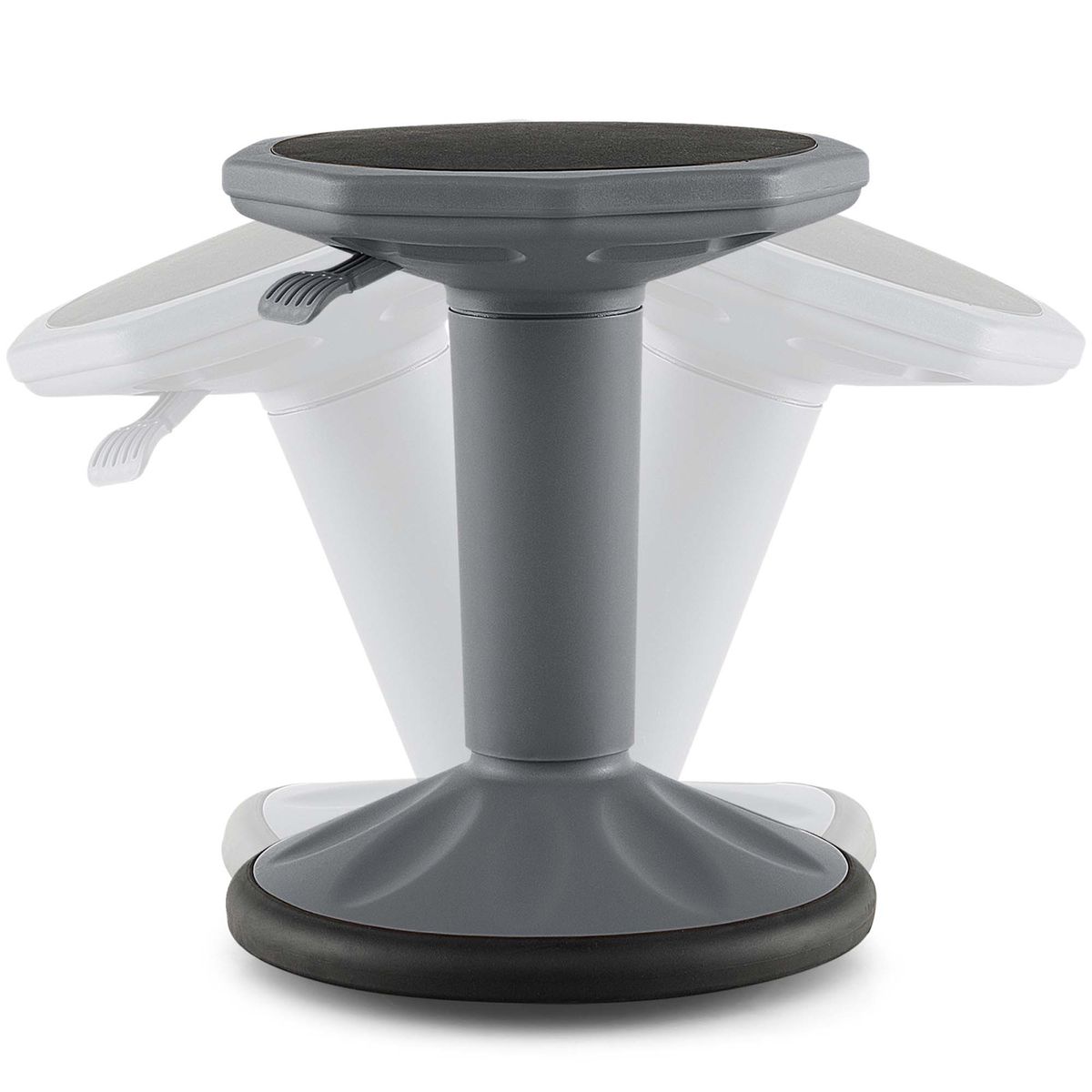 Kids Active Motion Wobble Chair - Costway Wobble Chair -Grey